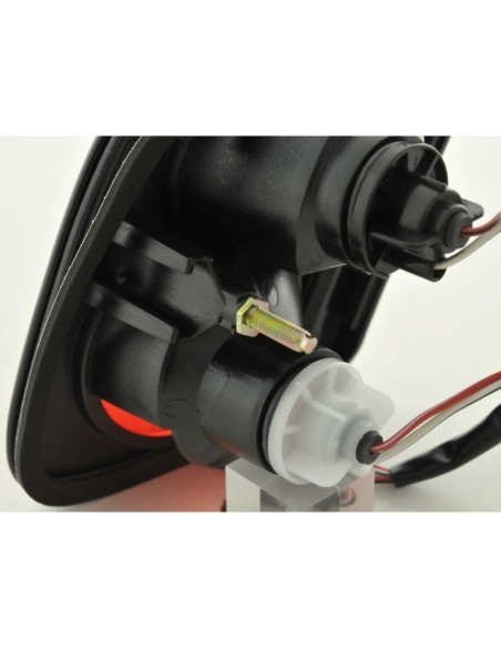 Juego de luces traseras BMW Serie 3 E46 Limo parte interior negra para portón trasero