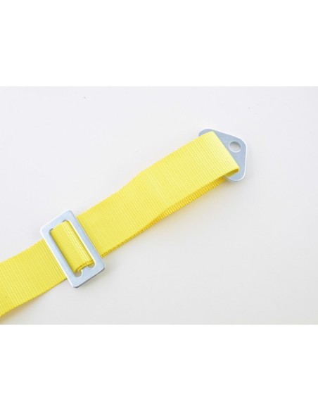 Arnés cinturón arnés de carreras arnés de 5 puntos universal amarillo