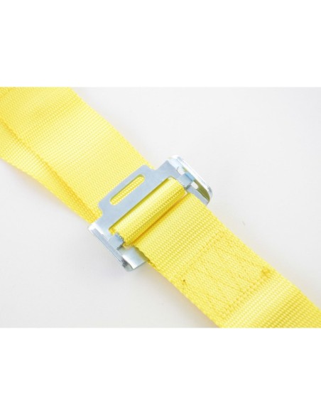 Arnés cinturón arnés de carreras arnés de 5 puntos universal amarillo