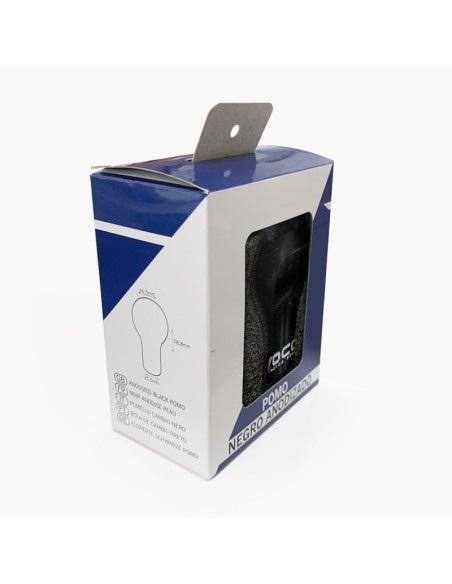 POMO PALANCA DE CAMBIOS NEGRO ANODIZADO OCC MOTORSPORT