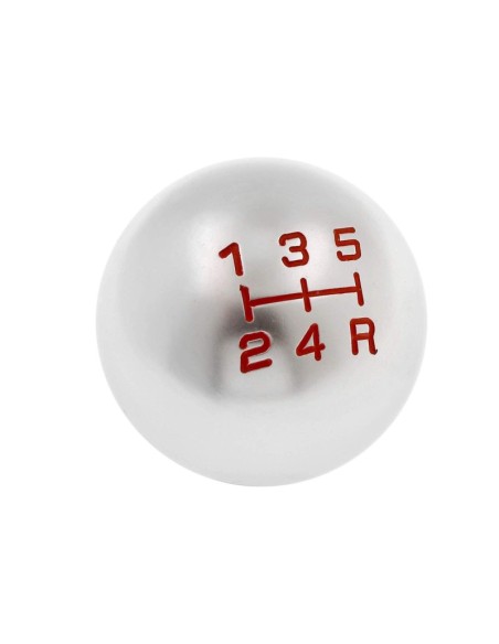 POMO PALANCA DE CAMBIOS ALUMINIO REDONDO COLOR PLATA OCC MOTORSPORT