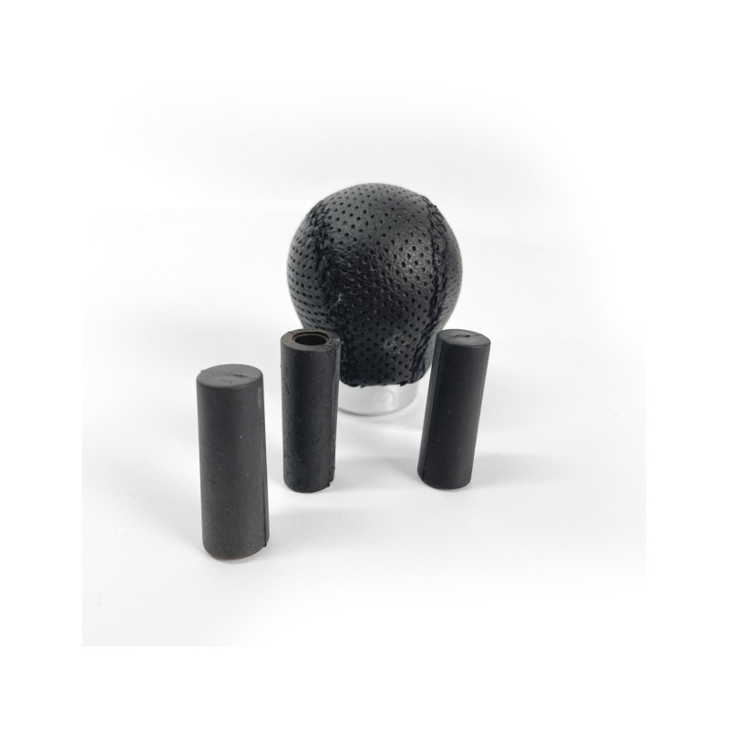 POMO PALANCA DE CAMBIOS PIEL NEGRO...