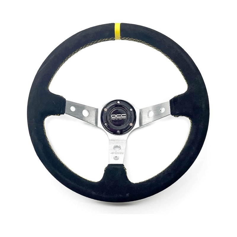 VOLANTE DESPLAZADO MOD. TRACK PIEL...