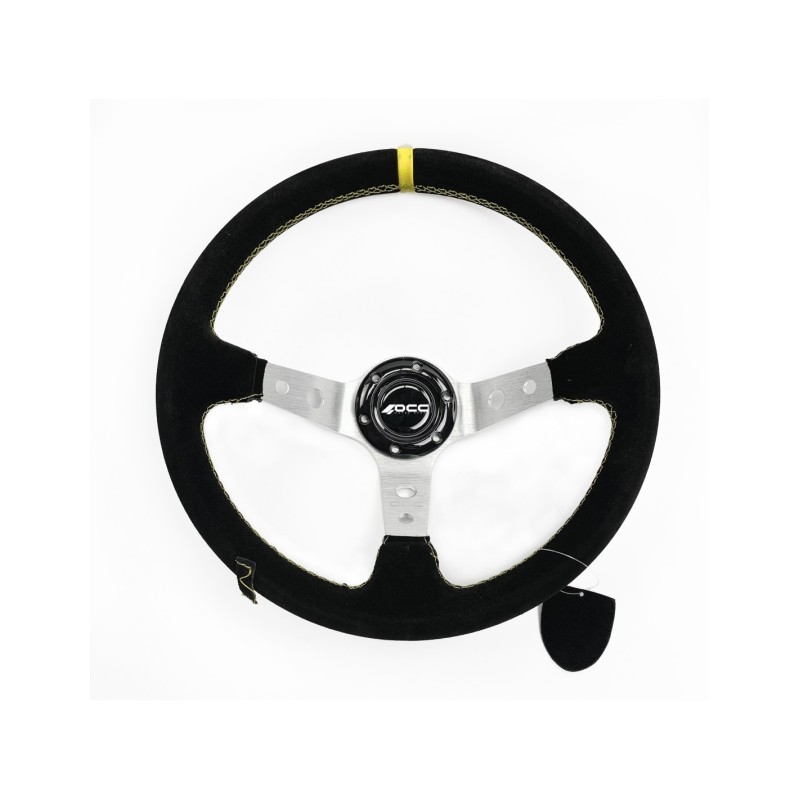 VOLANTE DESPLAZADO MOD. TRACK PIEL...