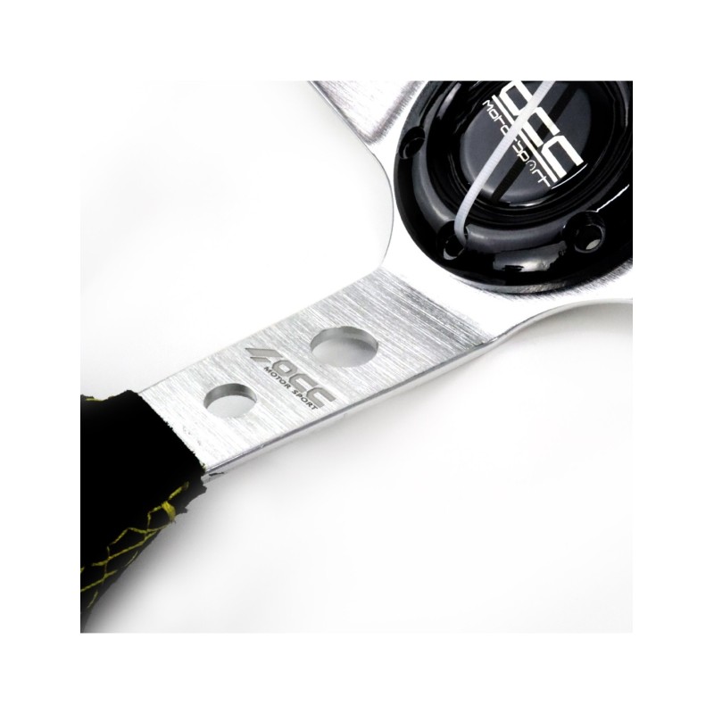 VOLANTE DESPLAZADO MOD. TRACK PIEL...