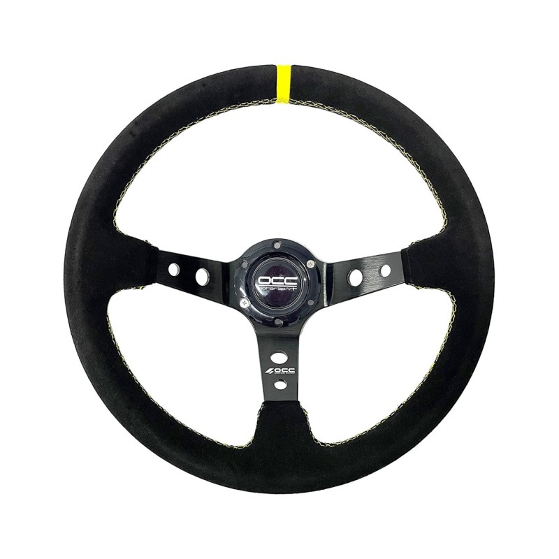 VOLANTE DESPLAZADO MOD. TRACK PIEL...