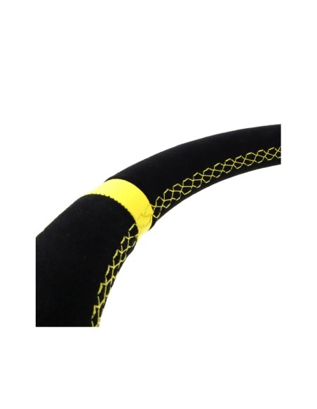 VOLANTE DESPLAZADO MOD. TRACK PIEL VUELTA BRAZOS NEGROS OCC MOTORSPORT