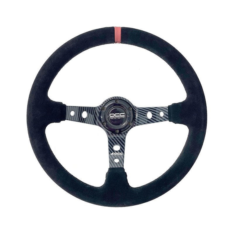 VOLANTE DESPLAZADO MOD. TRACK PIEL...