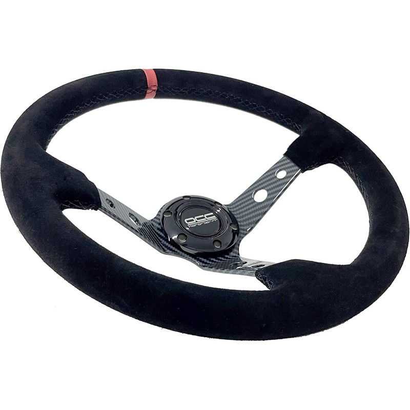 VOLANTE DESPLAZADO MOD. TRACK PIEL...