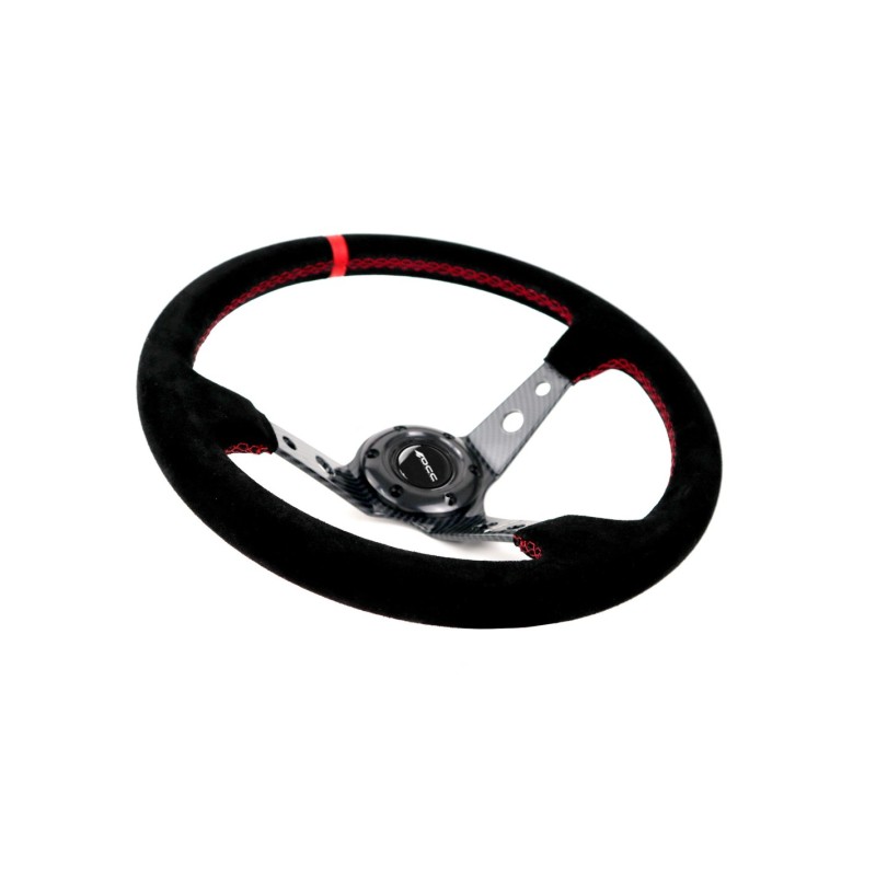 VOLANTE DESPLAZADO MOD. TRACK PIEL...