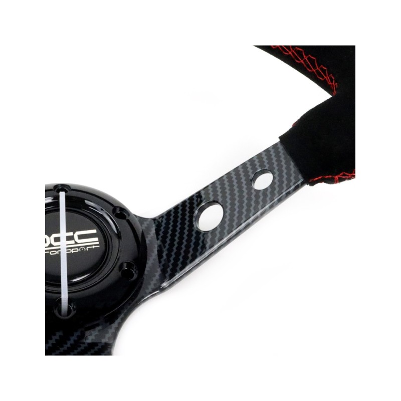 VOLANTE DESPLAZADO MOD. TRACK PIEL...