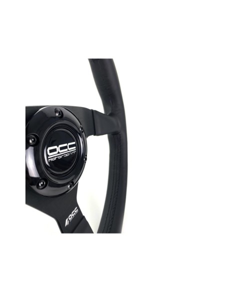VOLANTE PLANO MOD. CLASSIC PIEL DE NAPPA BRAZOS NEGROS OCC MOTORSPORT