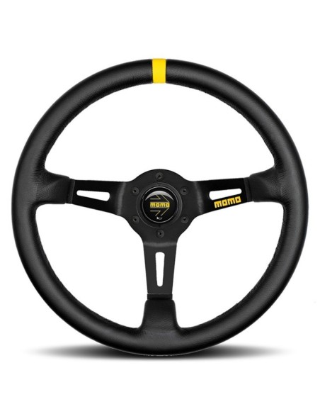 VOLANTE MOMO 350 MM ALCANTARA NEGRO MOD.08