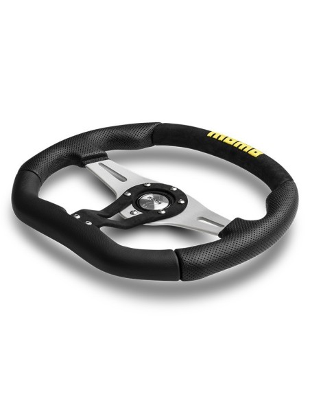 VOLANTE MOMO TREK 350 MM CUERO Y ALCANTARA