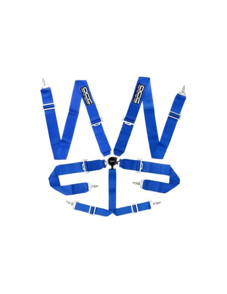 ARNÉS OCC 6 PUNTOS  3 PULGADAS AZUL