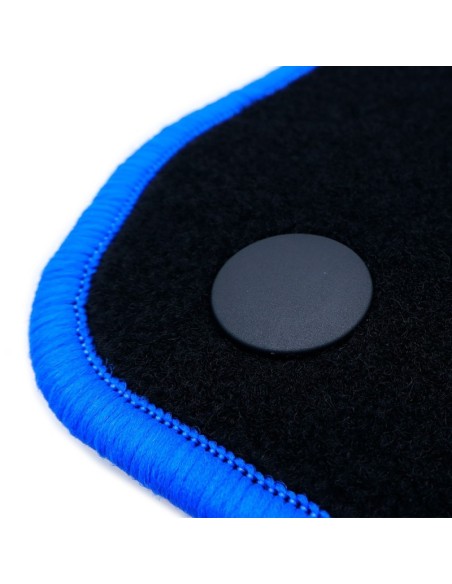 ALFOMBRA A MEDIDA DACIA SANDERO (2012-2016) 5PZ RIBETE AZUL