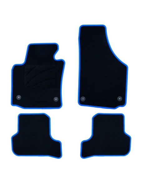 ALFOMBRA A MEDIDA OCC DESIGN SEAT LEON MK2 (2005-2012) 5 PZ AZUL