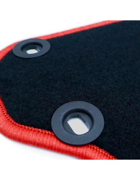 ALFOMBRA A MEDIDA OCC DESIGN HONDA JAZZ (2001-2008) 5 PZ ROJO
