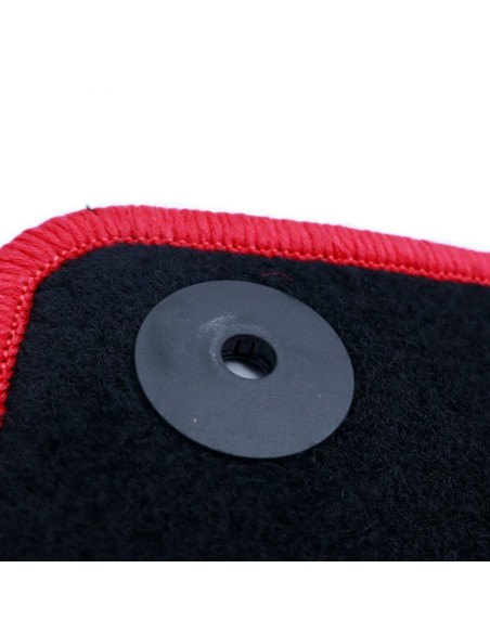 ALFOMBRA A MEDIDA OCC DESIGN VOLKSWAGEN POLO (2001-2009) 5 PZ ROJO