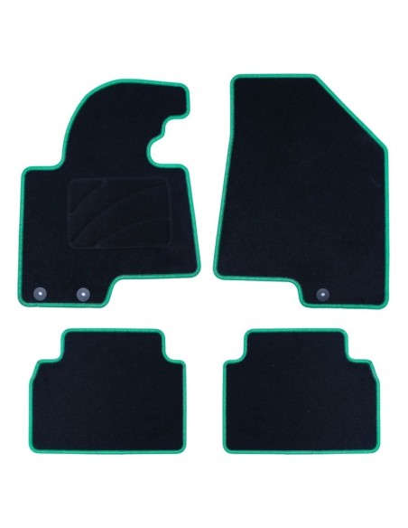 ALFOMBRA A MEDIDA OCC DESIGN KIA SPORTAGE (2010-2016) 5 PZ VERDE