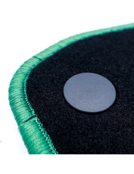 ALFOMBRA A MEDIDA OCC DESIGN RENAULT MEGANE III (2009-2016) 5 PZ VERDE