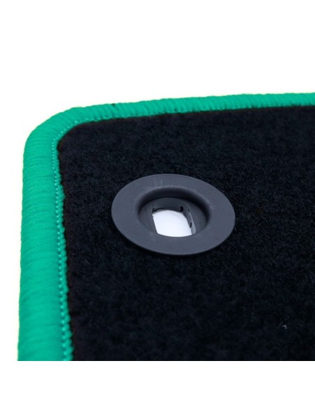 ALFOMBRA A MEDIDA OCC DESIGN TOYOTA AURIS (2013-PRESENTE) 5 PZ VERDE