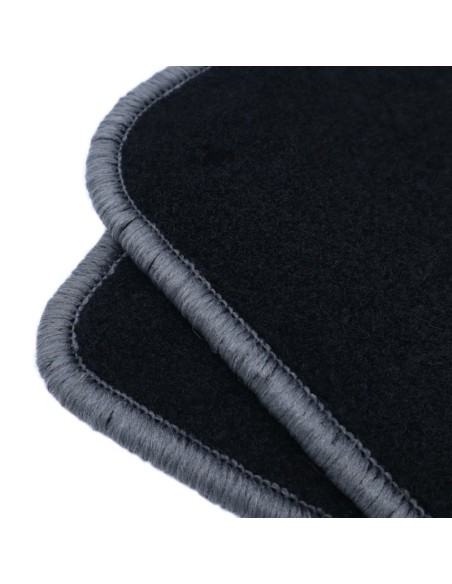 ALFOMBRA A MEDIDA MERCEDES X218 CLS SHOOTING BRAKE (2012-2019) 5PZ RIBETE GRIS OSCURO