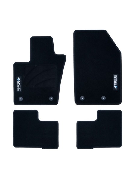 ALFOMBRA A MEDIDA FIAT 500X (2015-PRESENTE) 5PZ LOGOTIPO OCC