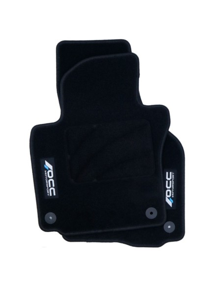 ALFOMBRA A MEDIDA VOLKSWAGEN GOLF VI (2008-2012) 5PZ LOGOTIPO OCC