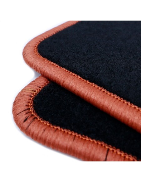 ALFOMBRA A MEDIDA CITROEN NEMO (2008-2019) 5PZ RIBETE AMARILLO