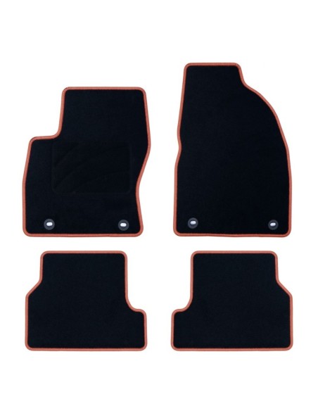 ALFOMBRA A MEDIDA OCC DESIGN FORD FOCUS II (2004-2011) 5 PZ NARANJA