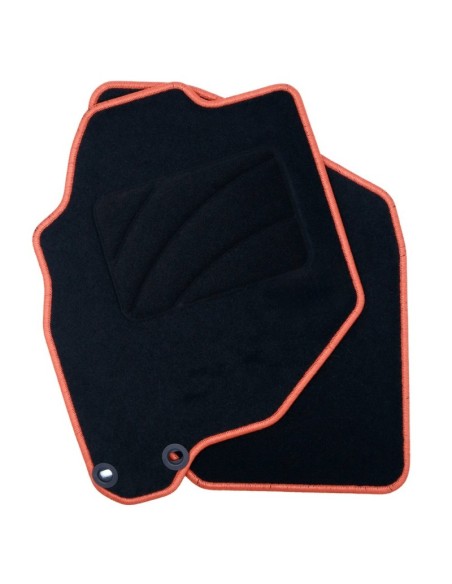 ALFOMBRA A MEDIDA OCC DESIGN HONDA JAZZ (2001-2008) 5 PZ NARANJA