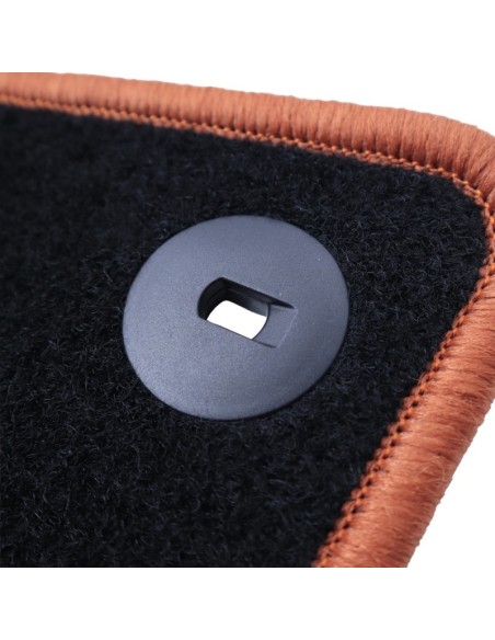 ALFOMBRA A MEDIDA KIA XCEED (2019-PRESENTE) 5PZ RIBETE AMARILLO