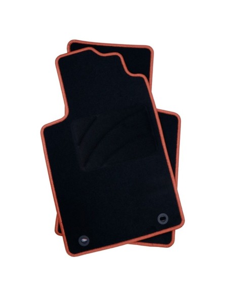 ALFOMBRA A MEDIDA OCC DESIGN RENAULT MEGANE I CABRIO (1997-2003) 5 PZ NARANJA