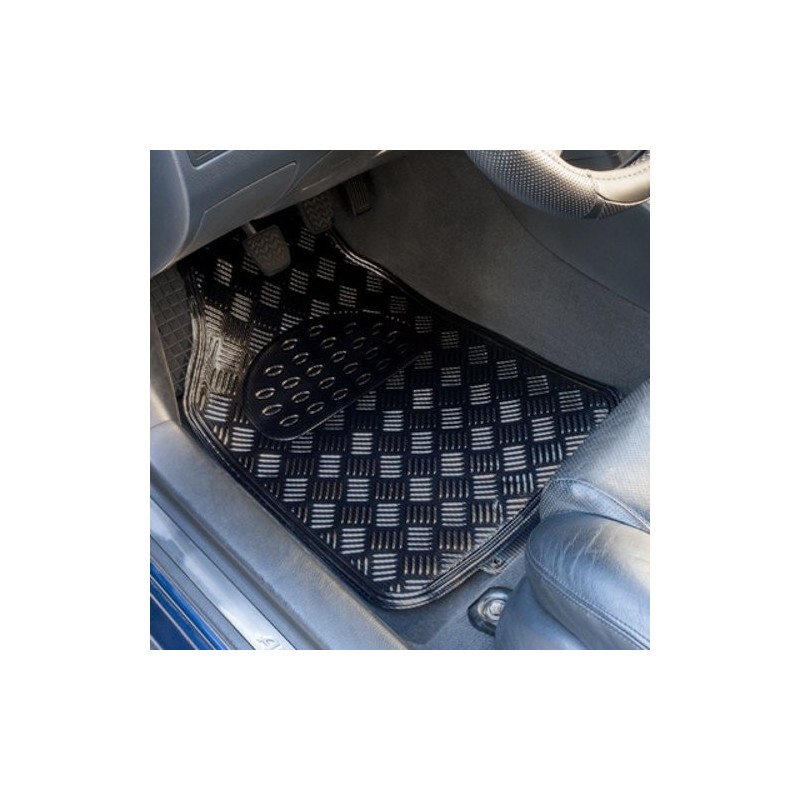 ALFOMBRA GOMA ALUMINIO CARBON 4...