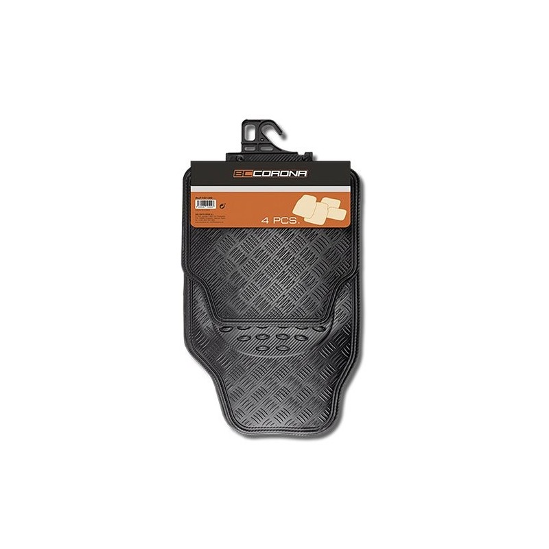 ALFOMBRA GOMA ALUMINIO CARBON 4...