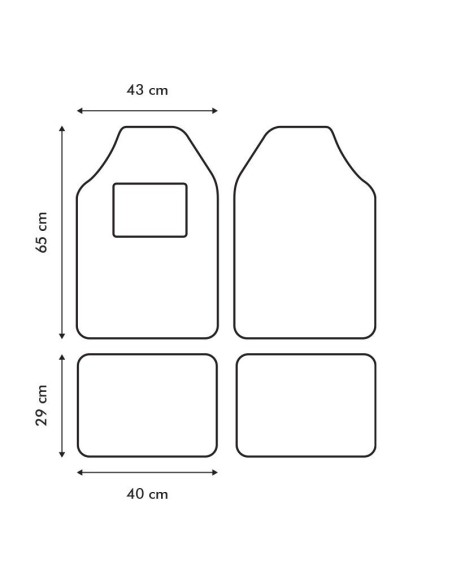 SET COMPLETO 4 PIEZAS ALFOMBRAS MOMO UNIVERSALES ITALIA MAT
