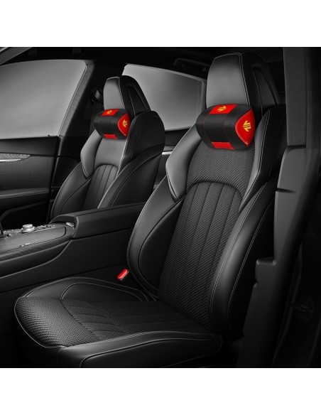 CUELLO COCHE SOPORTE COMFORT CORSA NEGRO/ROJO