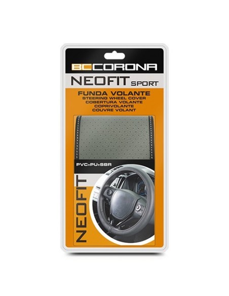 FUNDA VOLANTE NEO GRIS SPORT NEOFIT SPORT 36-38 CM (STOCK LAST )