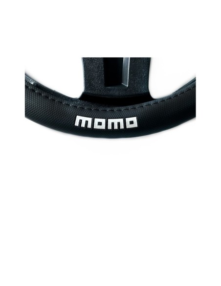 FUNDA VOLANTE MOMO SUPERGRIP UNIVERSAL NEGRO Y GRIS 38-39CM