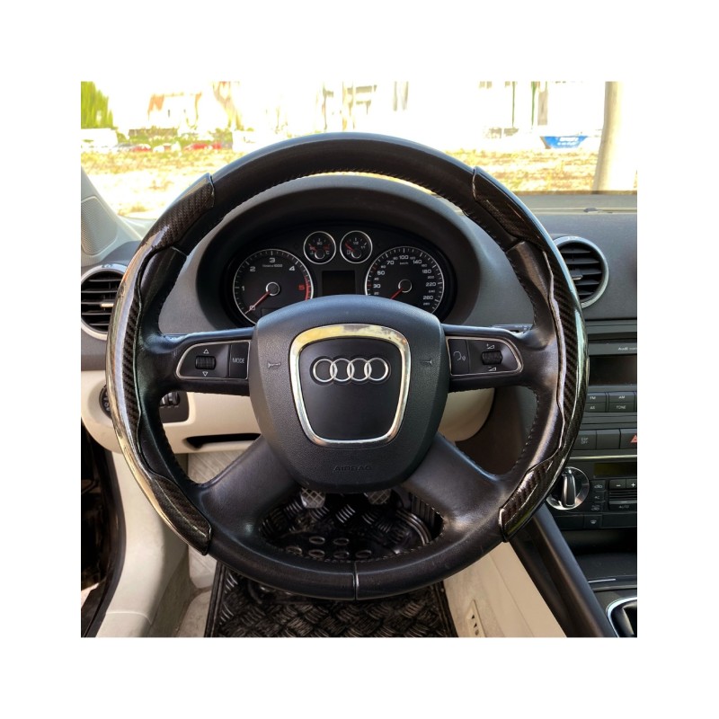 FUNDA DE VOLANTE EFECTO CARBONO 2...