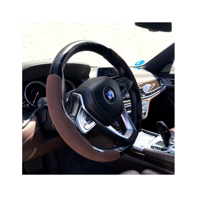 FUNDA DE VOLANTE MARRON 2 PIEZAS OCC...