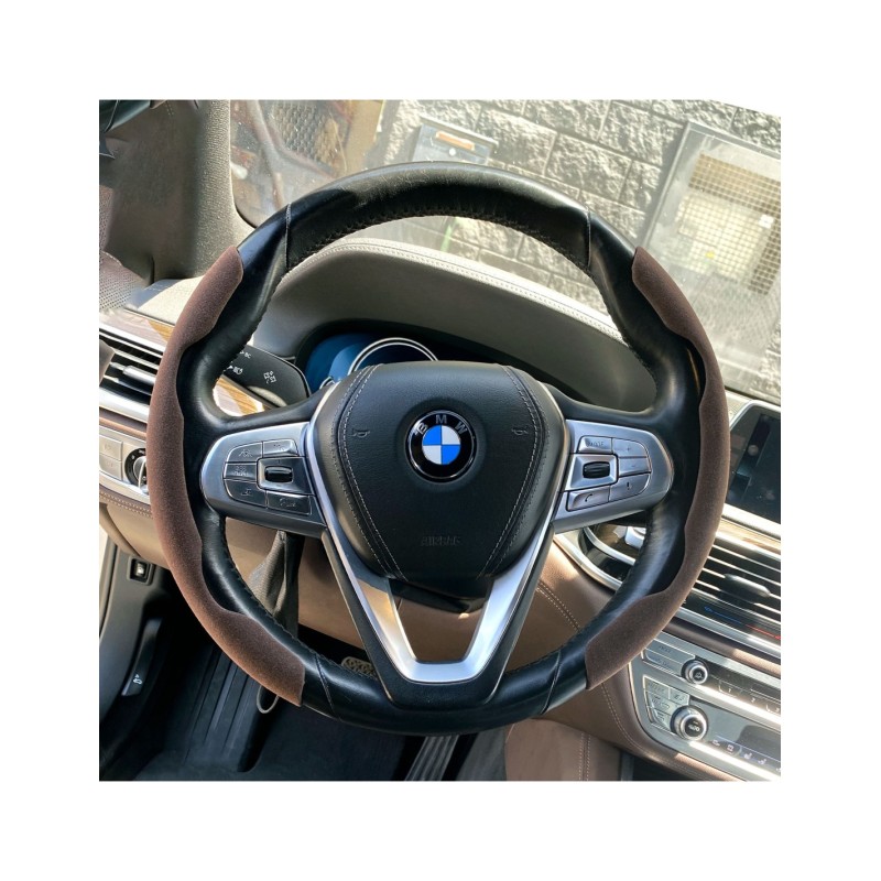 FUNDA DE VOLANTE MARRON 2 PIEZAS OCC...