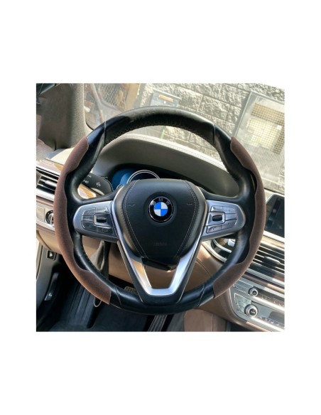 FUNDA DE VOLANTE MARRON 2 PIEZAS OCC SPORT