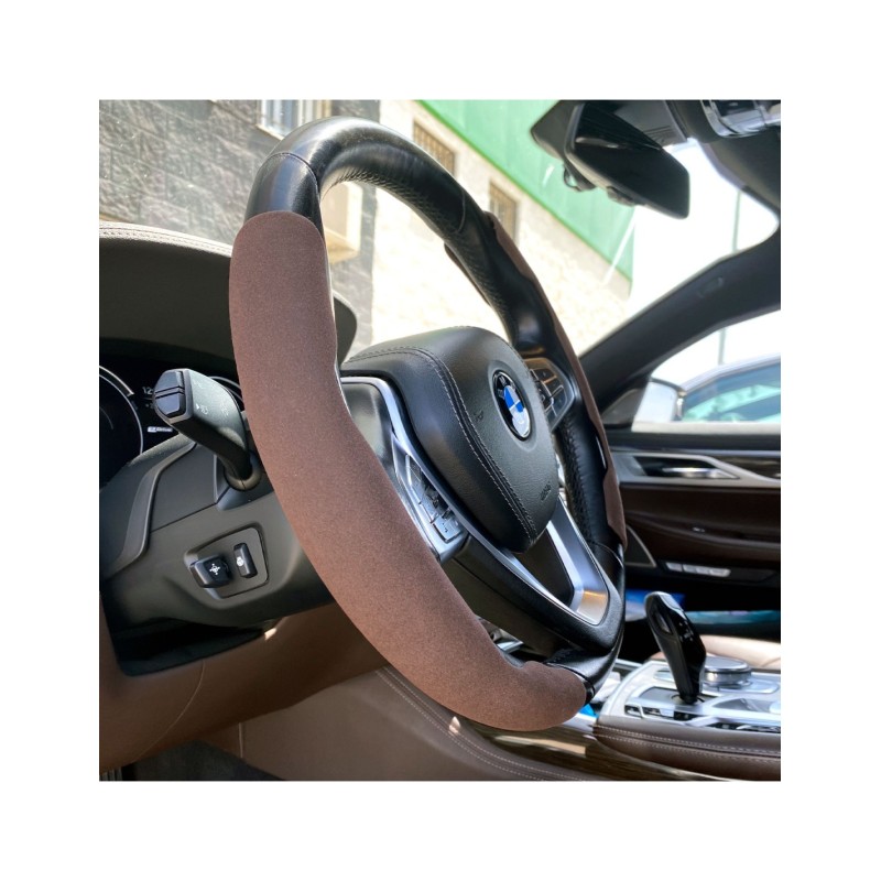 FUNDA DE VOLANTE MARRON 2 PIEZAS OCC...