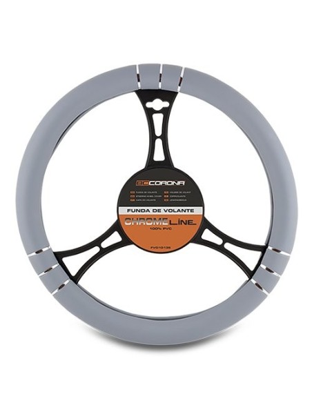FUNDA VOLANTE CHROMELINE GRIS CS 6