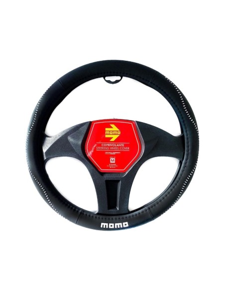 FUNDA VOLANTE MOMO STREET UNIVERSAL NEGRO Y GRIS 38-39CM