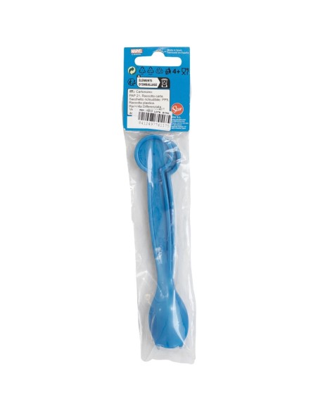 JUEGO DE CUBIERTOS 2 PIEZAS PP EN POLYBAG LOS VENGADORES