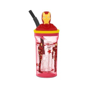 FIGURA 3D VASO 360ML IRON MAN
