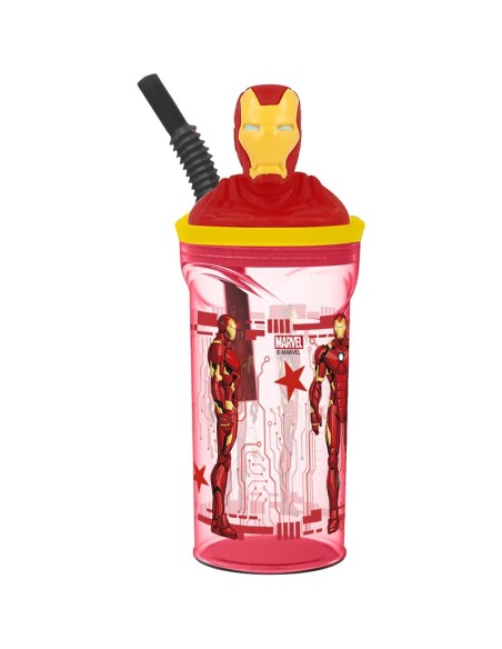 FIGURA 3D VASO 360ML IRON MAN